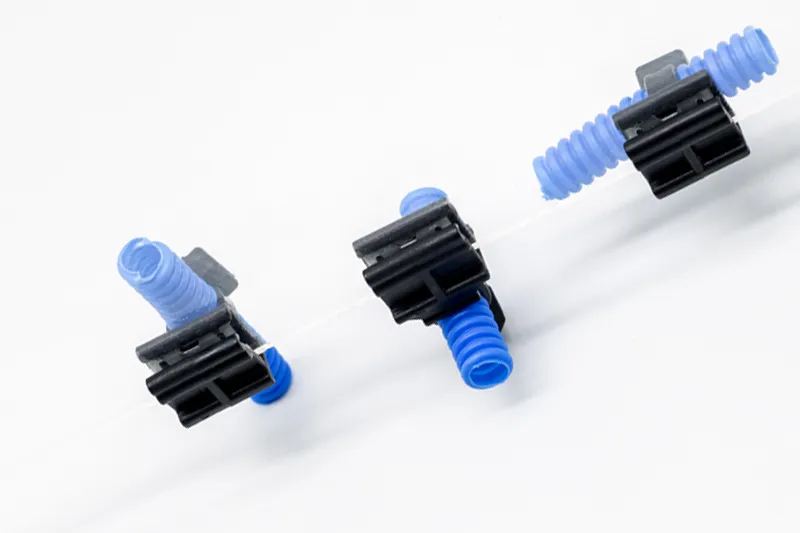 Edge fixing cable tie for automotive wiring harnesses, high-strength PA66 nylon